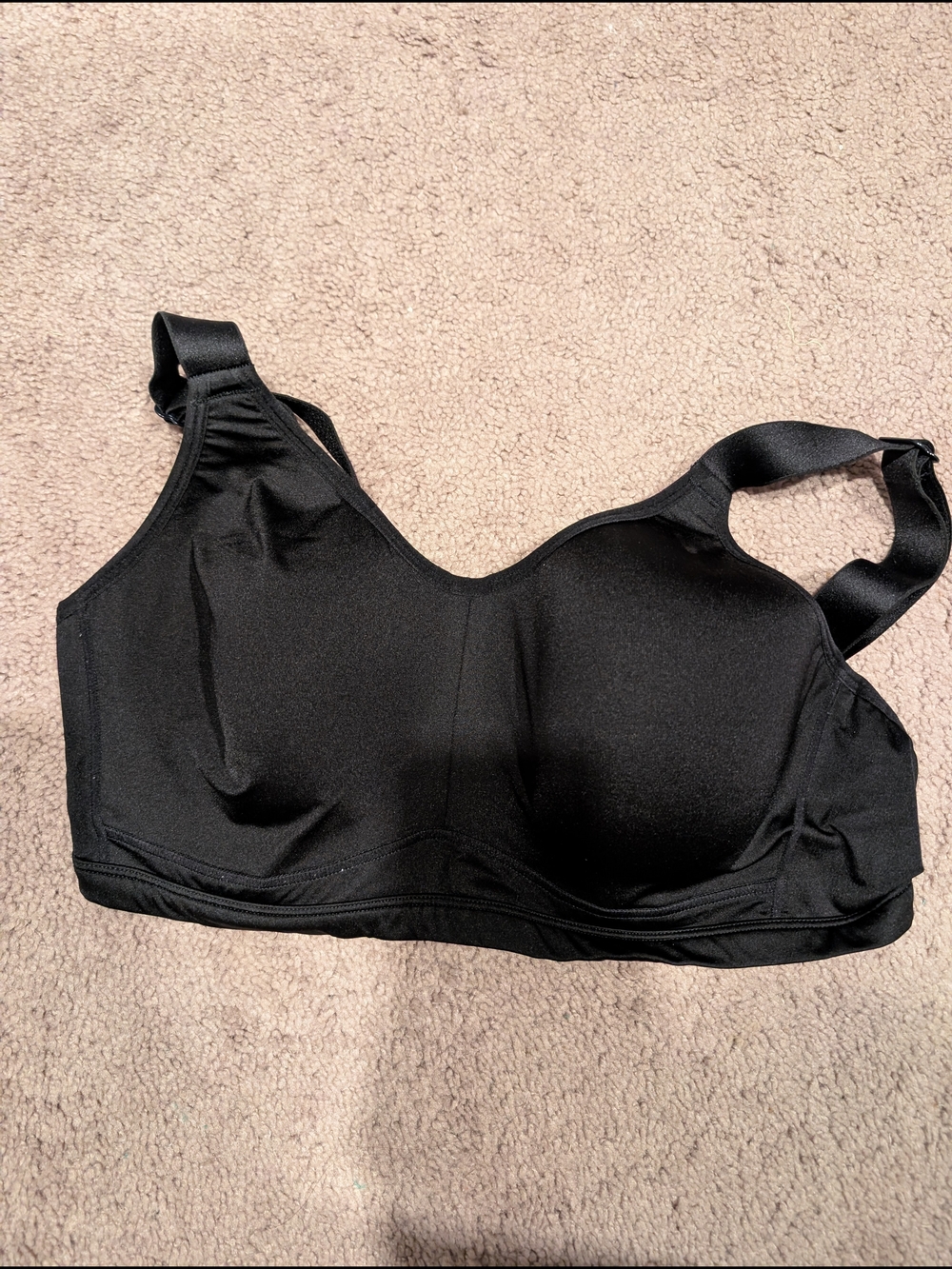 Lane Bryant Black Seamless Support Bra
